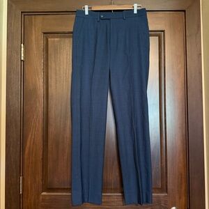 Nautica 30Waist Men's Navy Blue Plaid Dress‎ Pants